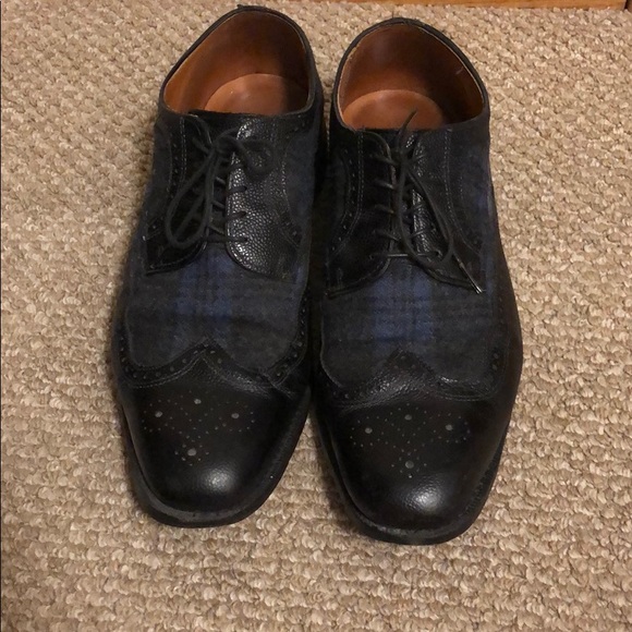 Allen Edmonds black and blue dress shoe main image 5